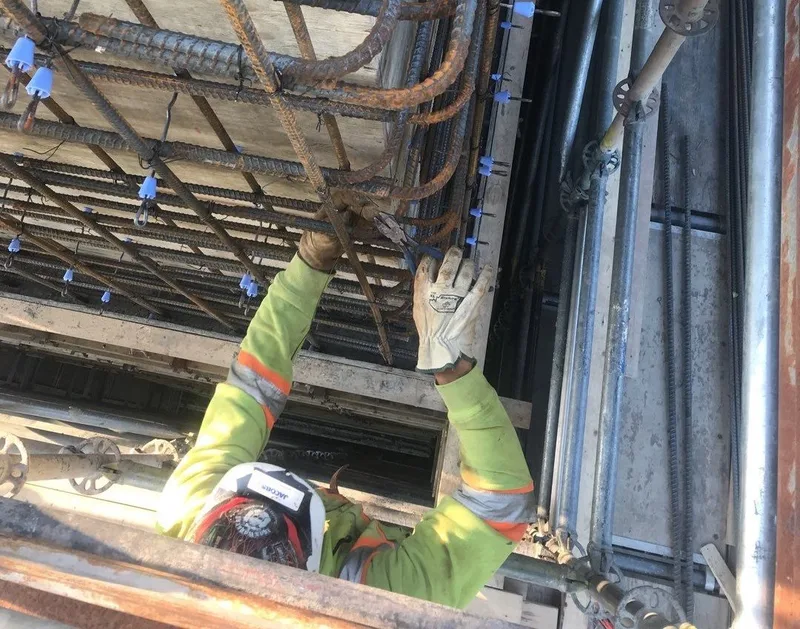 Chateau Rebar Tie Work